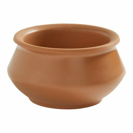 AMERICAN METALCRAFT Marra 3 oz. Terracotta Round Melamine Pot 124MRPT3TC